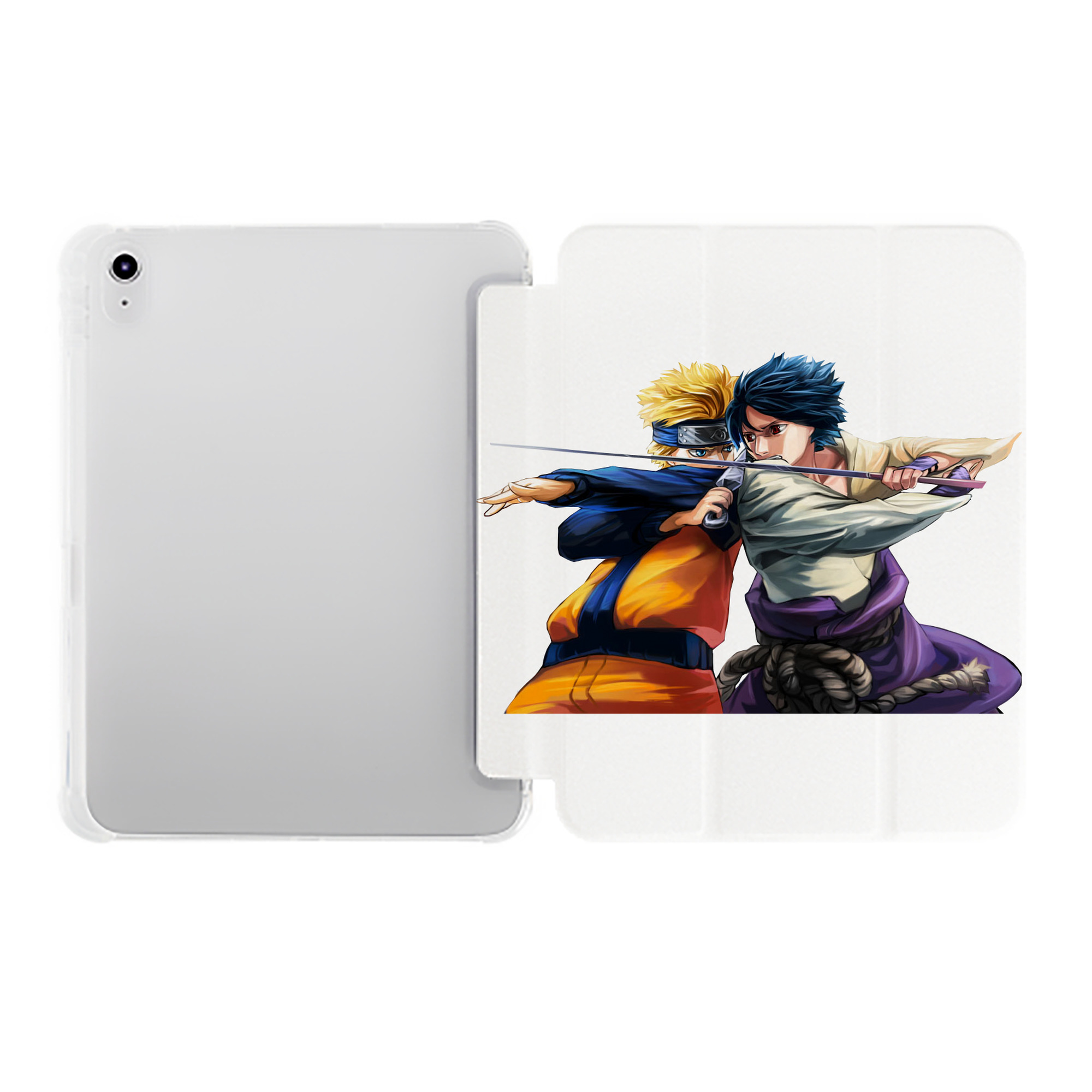 （画像用） NARUTO -ナルト- うずまき ナルト Uzumaki Naruto IPad ケース ペン収納付き 三つ折りスタンド PUレザー×シリコン 対応機種9.5/10.5/10.9インチ